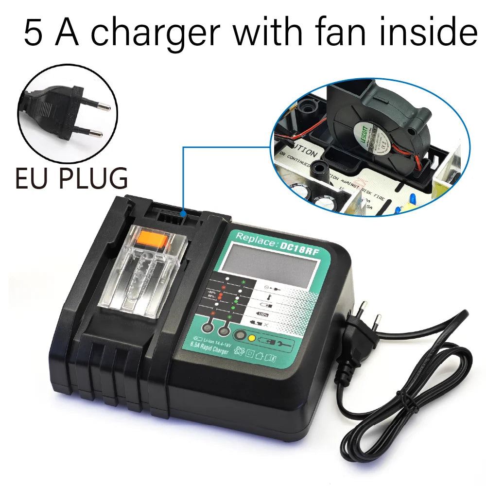 TPCELL PD100W 4/5Ah For MKT 18V 21700 Tabless cells Replacement Battery Power Tools Li-ion