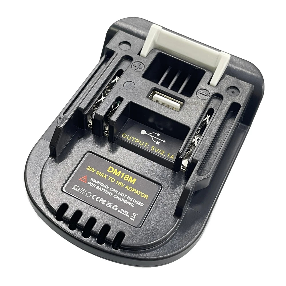 Electric Power Tool Adapter Converter Battery Adapter for Dewalt DCB200 DCB205 20V Lithium to for Makita BL1830