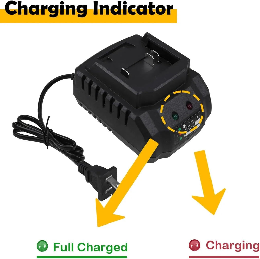 US/EU Plug Li-ion Battery Charger Quick Charge 18V 21V Power