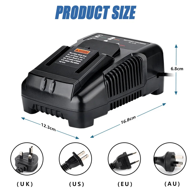 AL1218 For 14.4V-18V 2A AEG Lithium Battery Charger Portable