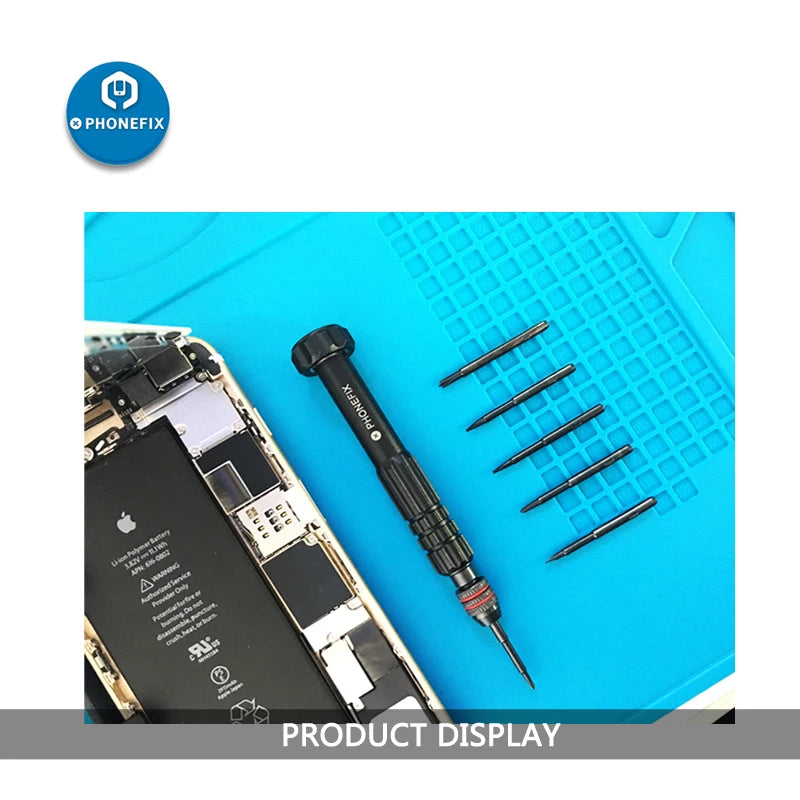 6 in 1 Screwdriver Set Phillips Slotted Y0.6 Precision Bits 