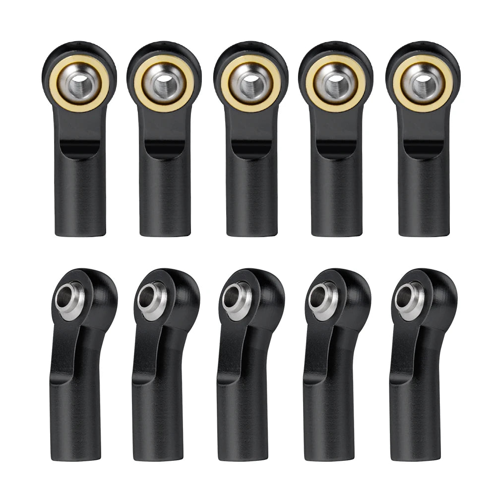 AXSPEED Metal M3 Link Tie Rod End Ball Joint Shock Absorber Ball Joint for 1/10 RC Car Crawler Axial SCX10 D90 D110 Tamiya CC01