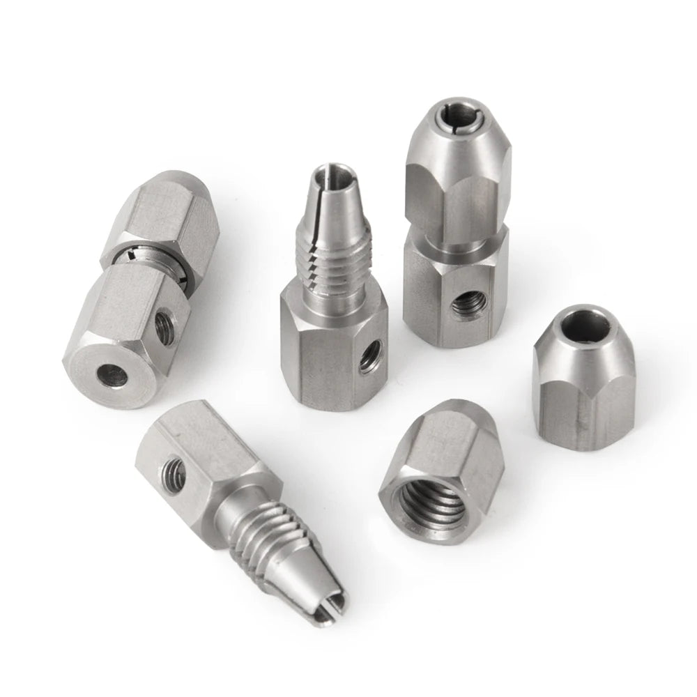 AXSPEED RC Boat Flexible Coupling Stainless Steel Flex Colle