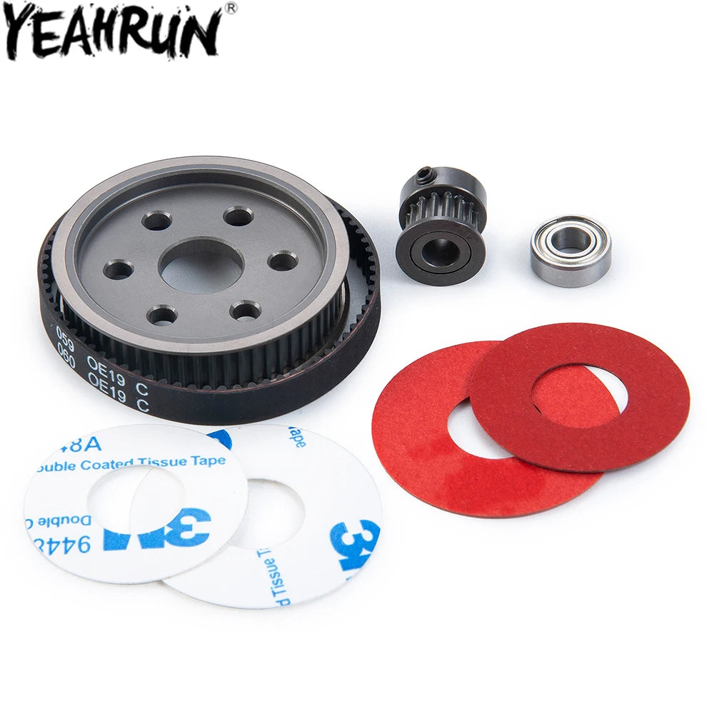 YEAHRUN Moter Gears Belt Drive Transmission System 3.17/5.0m