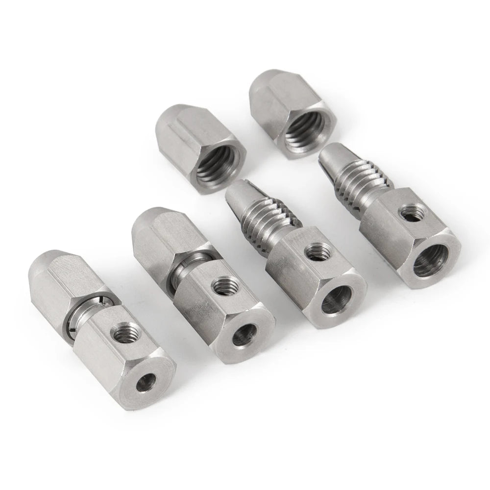 AXSPEED RC Boat Flexible Coupling Stainless Steel Flex Colle