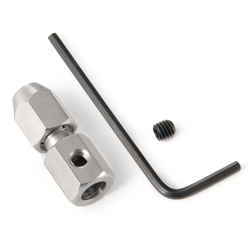 AXSPEED RC Boat Flexible Coupling Stainless Steel Flex Colle