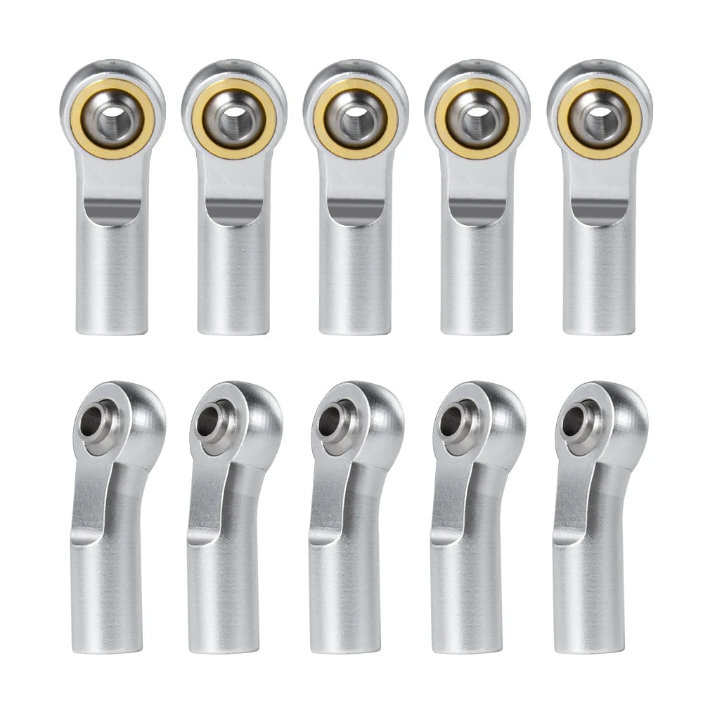 AXSPEED Metal M3 Link Tie Rod End Ball Joint Shock Absorber Ball Joint for 1/10 RC Car Crawler Axial SCX10 D90 D110 Tamiya CC01