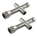 2pcs 4mm 5mm 5.5mm 7mm Cross Wrench Hex Socket Repair Tools For Traxxas 1/10 Hsp Tamiya Hpi Kyosho Rc Car D90 Scx10 Rc Crawler