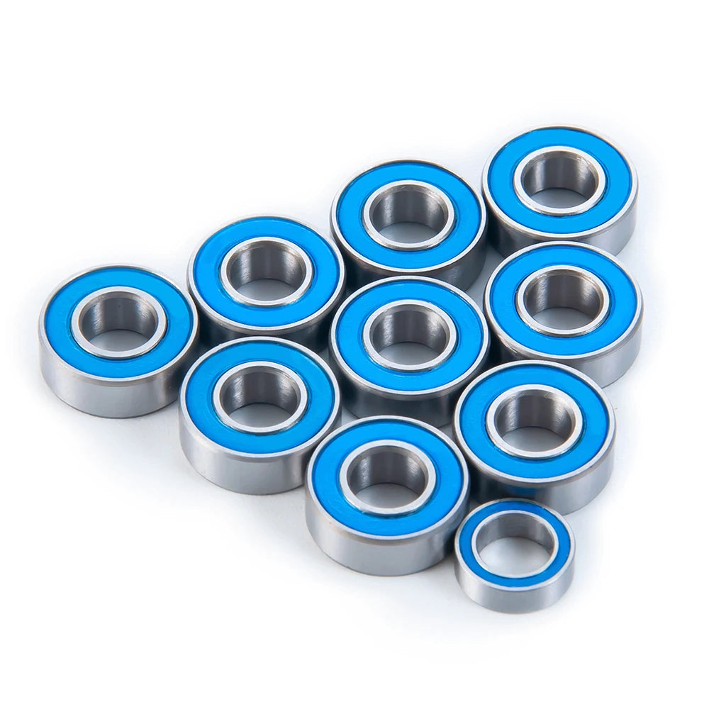 YEAHRUN 10PCS Rubber Sealed Bearing Set for Tamiya Grasshopp