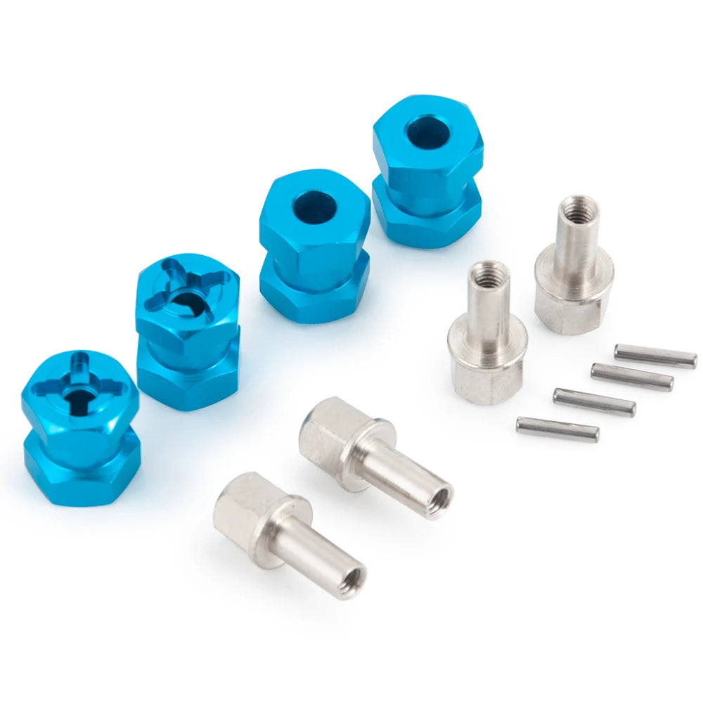 AXSPEED 4PCS 12mm Hex Wheel Hub Adapter Extended Drive Combi
