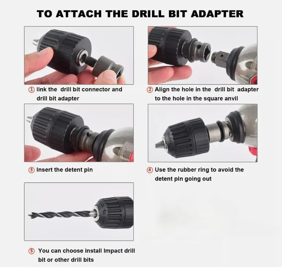 500N.m 1/2 Brushless 4 Gears Cordless Impact Wrench for Milw