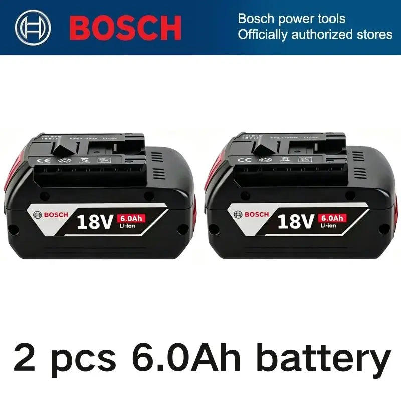 NEW Bosch Professional Lithium Battery 18V 6.0AH Bosch BAT609 BAT609G BAT618 BAT618G Rechargeable Power Tool 6Ah Battery