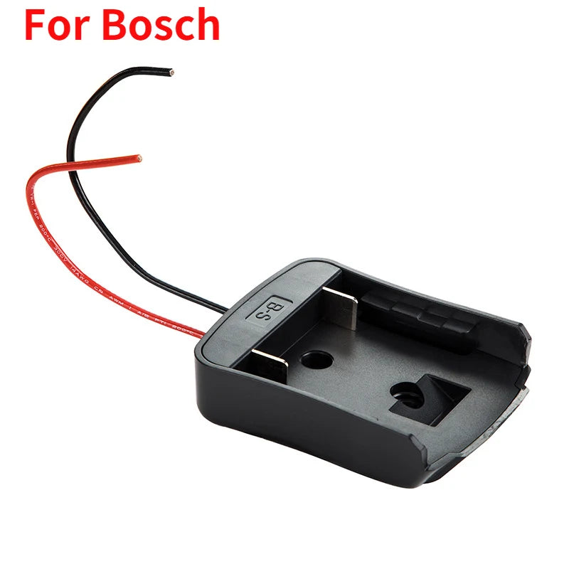 DIY Battery Adapter For Makita/Bosch/Milwaukee/Dewalt 18V Battery Adapter Power Connector DIY Adapter Dock Holder 14 Awg Wires