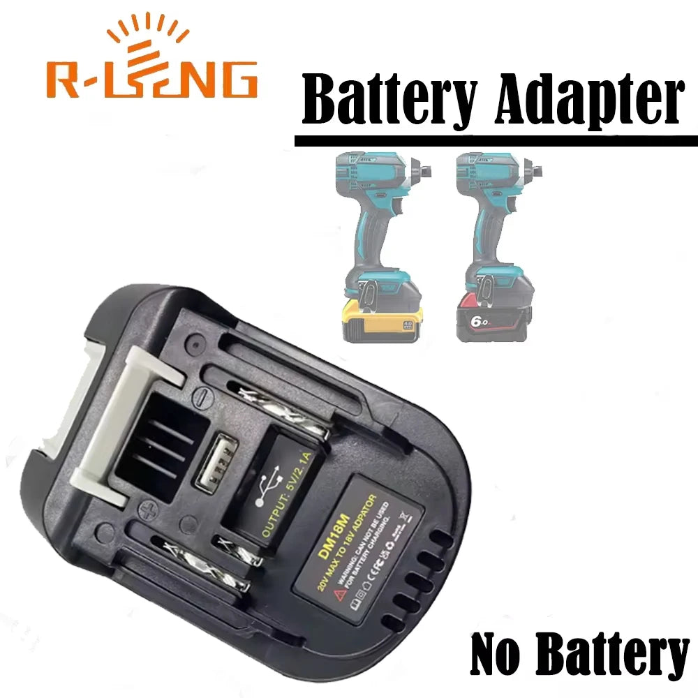 New Battery Adapter for Makita 18V Tools Convert for Dewalt 