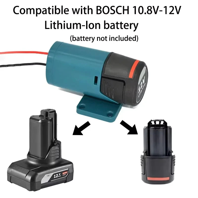 For Bosch Adapters 10.8V 12V Battery Power Connector Adapter