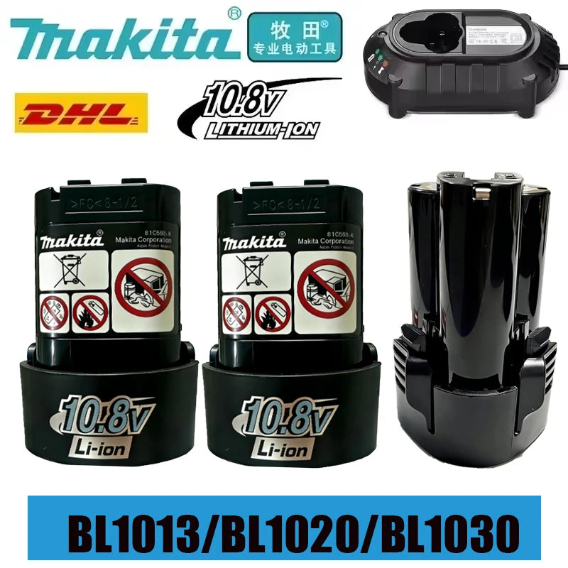 Makita 10.8V Original Battery BL1013 BL1020 BL1030 DF030D Ma