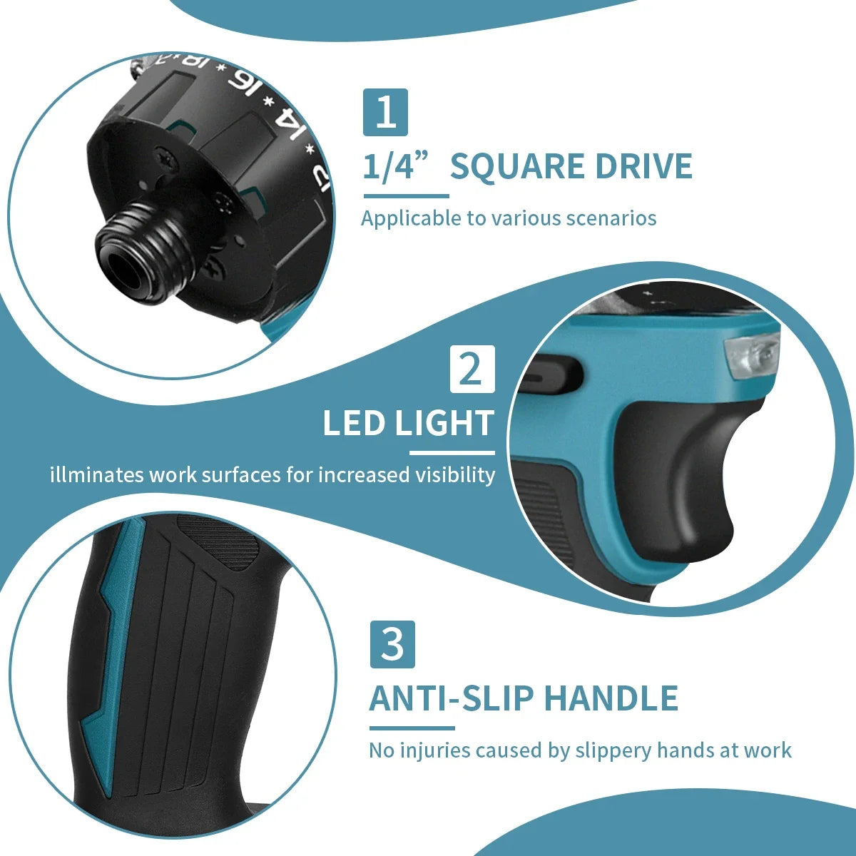 AvidPulse 20+1 Torque 1/4inch Brushless Electric Screwdriver