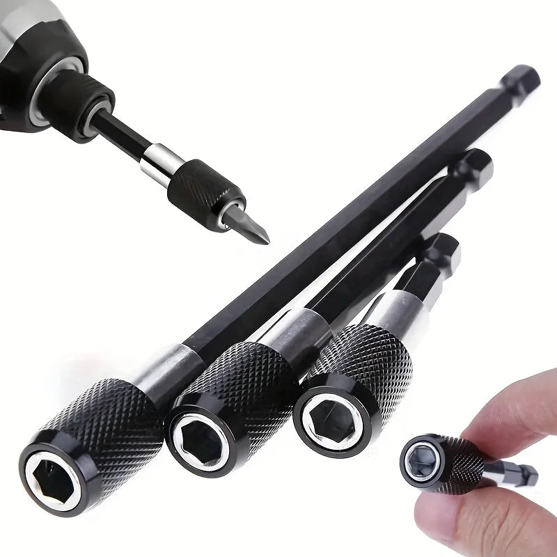 1/3pcs Magnetic Drill Bit Extension Set Quick Release & Universal Impact Electric Motor Drill Bit Holder Durable Tool