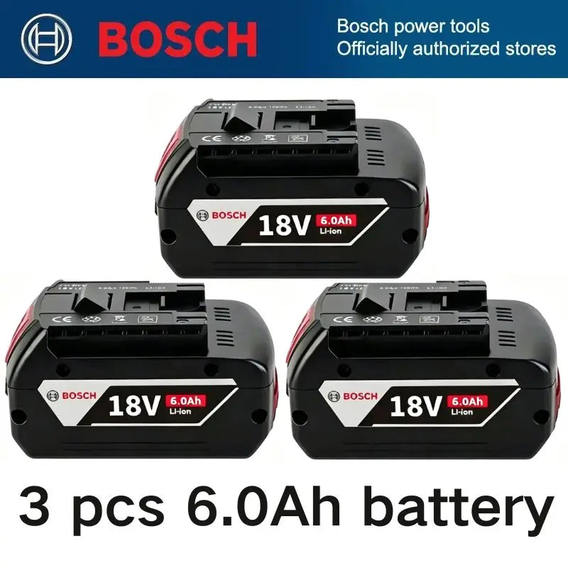 NEW Bosch Professional Lithium Battery 18V 6.0AH Bosch BAT609 BAT609G BAT618 BAT618G Rechargeable Power Tool 6Ah Battery