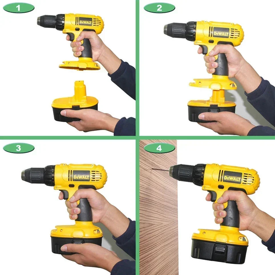100% Original 18V 12800mAh Ni-MH Power Tool for Dewalt lpega