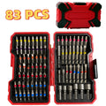 83Pcs Impact Driver Drill Bit Set with Magnetic Nut Driver S