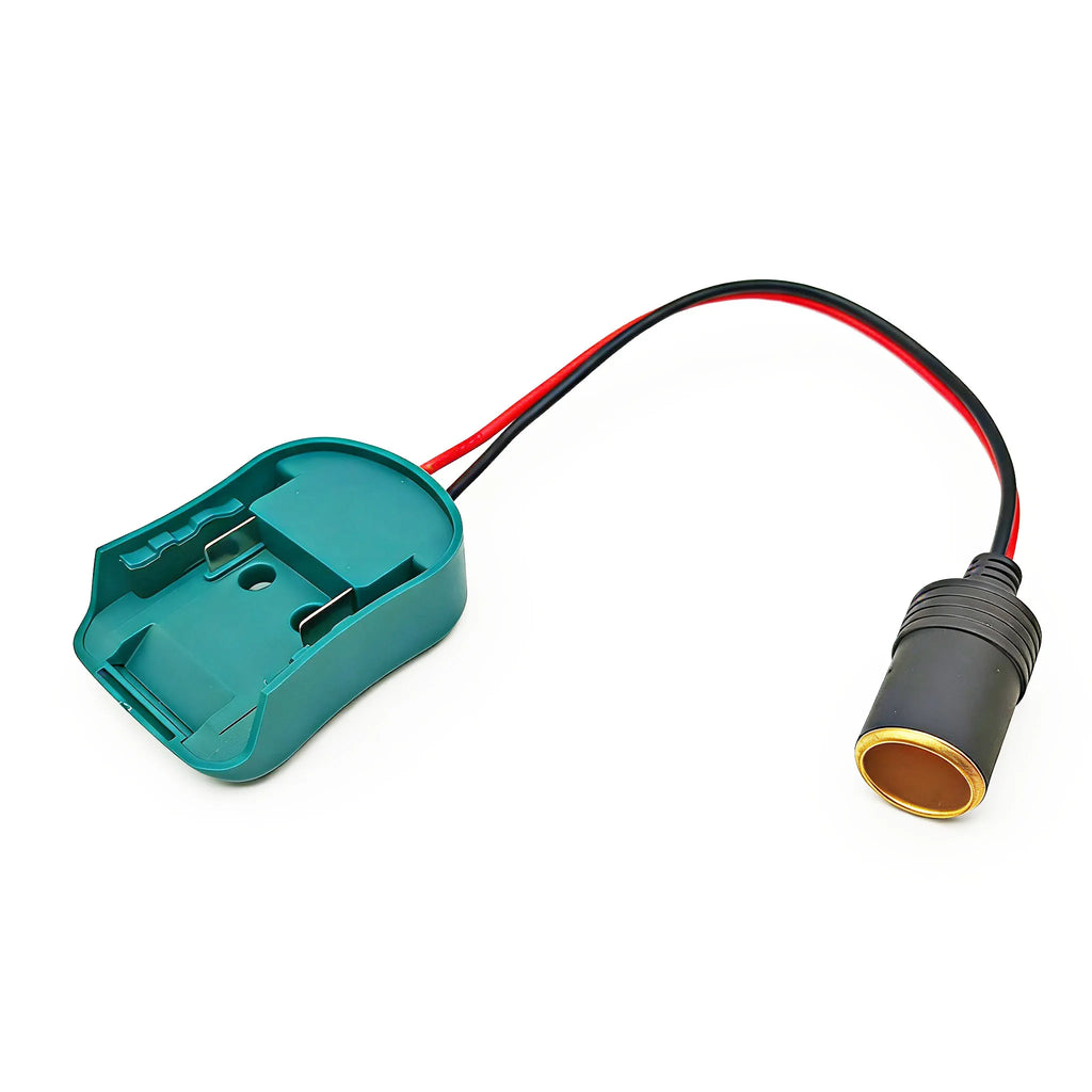 Tool Parts For Makita 18V Lithium Ion Battery External Power Supply Mount DIY Connector Adapter Dock Holder Wire DC Car Lighter