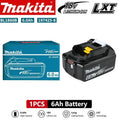 2026 Authentic Makita 6.0Ah Battery Hot Selling 18V Tools Battery Replaceable BL1830B L1840B L1850B L1860B Power Tool Battery