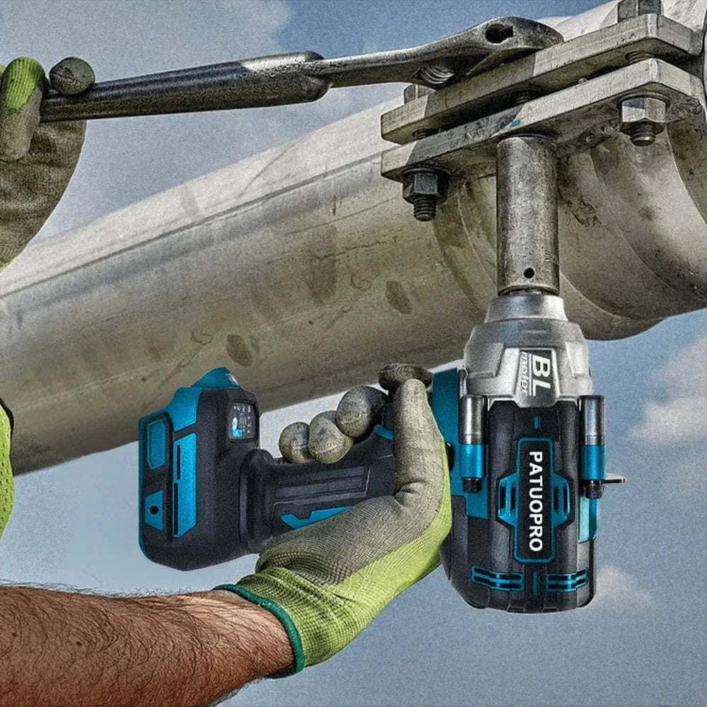 2000N.m Rechargable Handheld Electric Impact Wrench Brushles