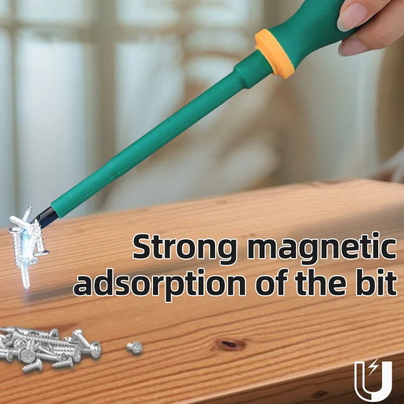 GREENERY Electrician Insulated Screwdriver Set Magnetic Phil