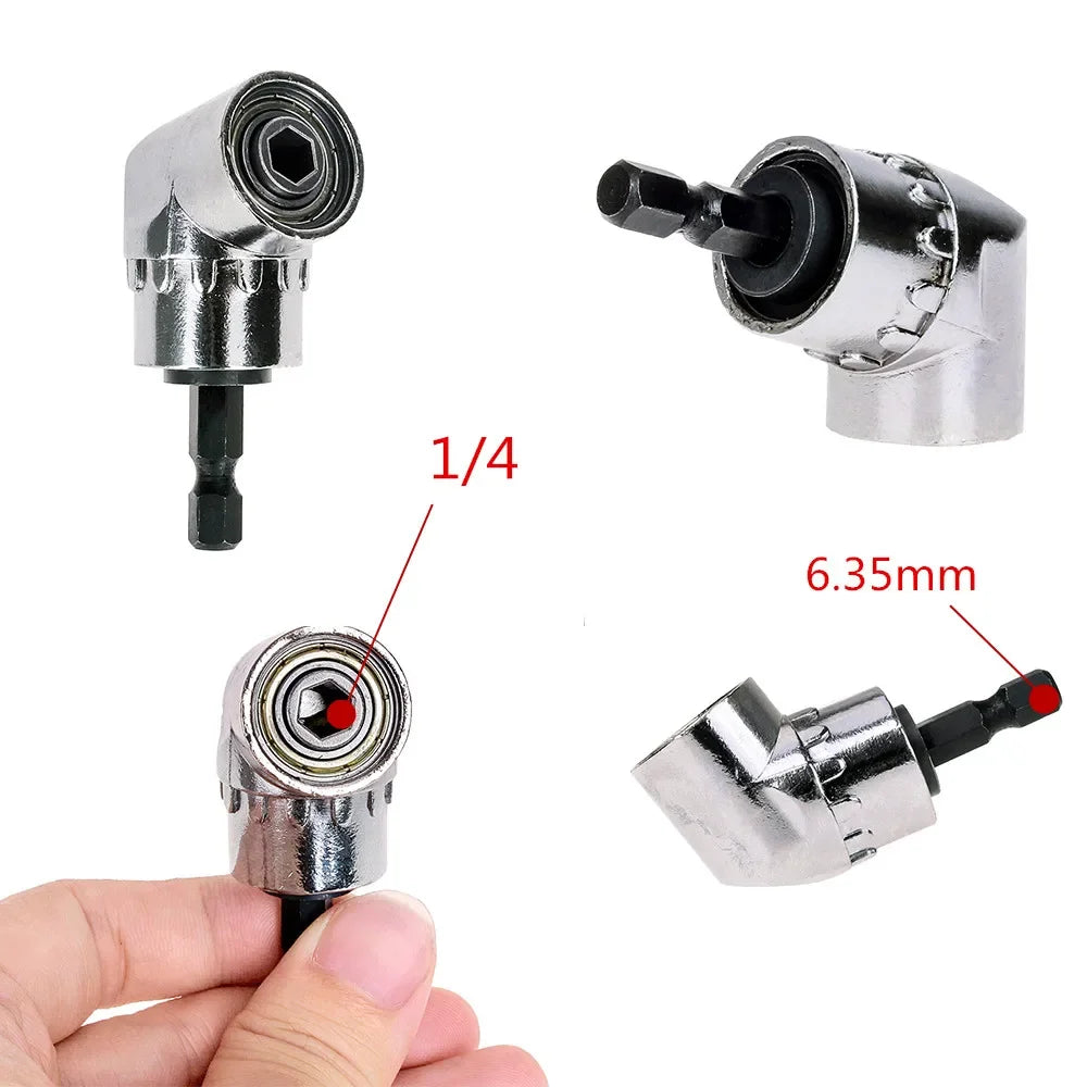 105 Degree Angle Screwdriver Set Holder Adapter Adjustable B