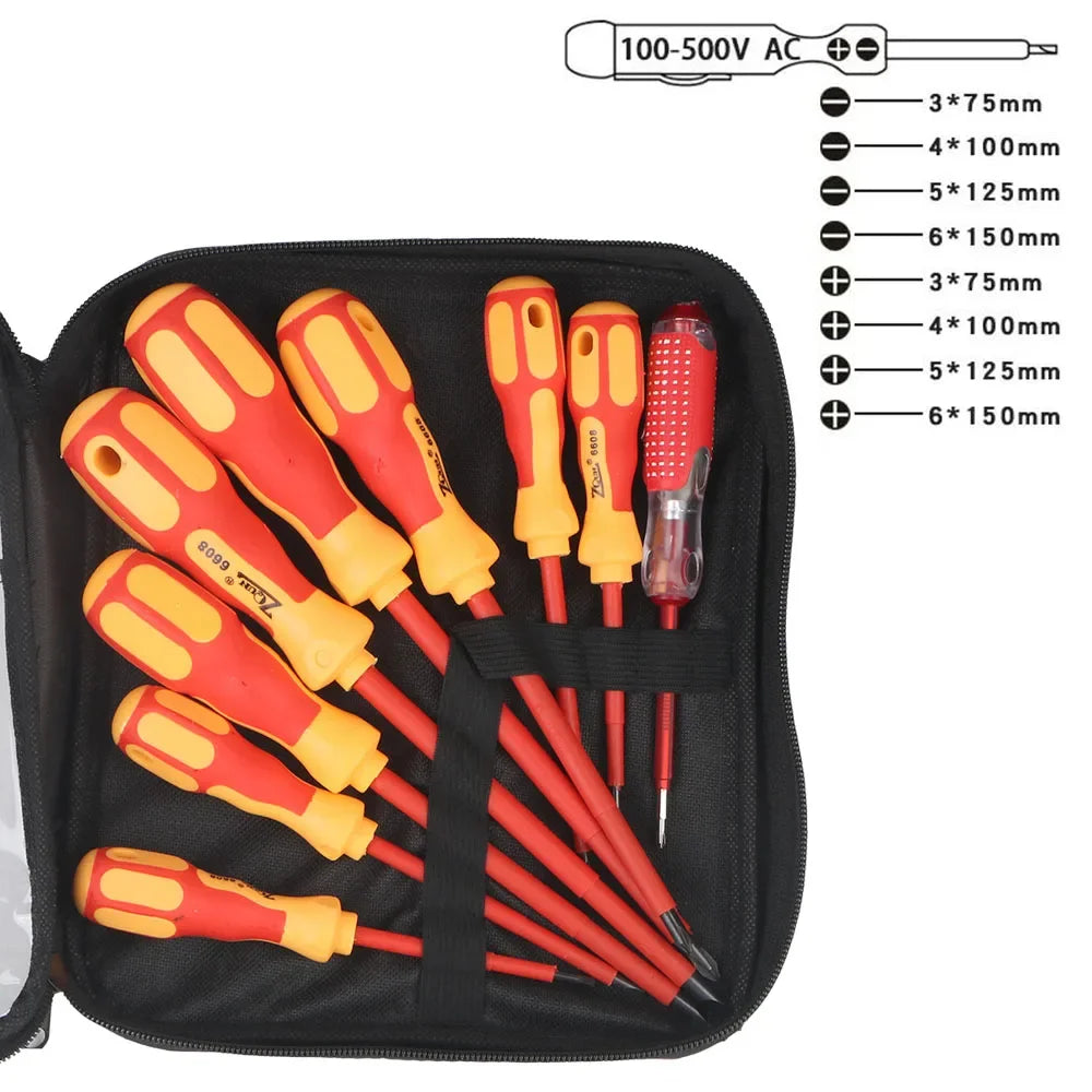 NEW Magnetic Screwdriver Screwdriver Set Insulated Phillips 
