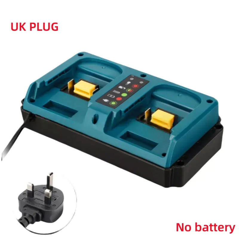 Power Tools Parts For Makita 18V Lithium Battery Case BL1815 BL1820 BL1830 BL1850 Dual Ports Fast Charger DC18RC DC18RD DC18RF