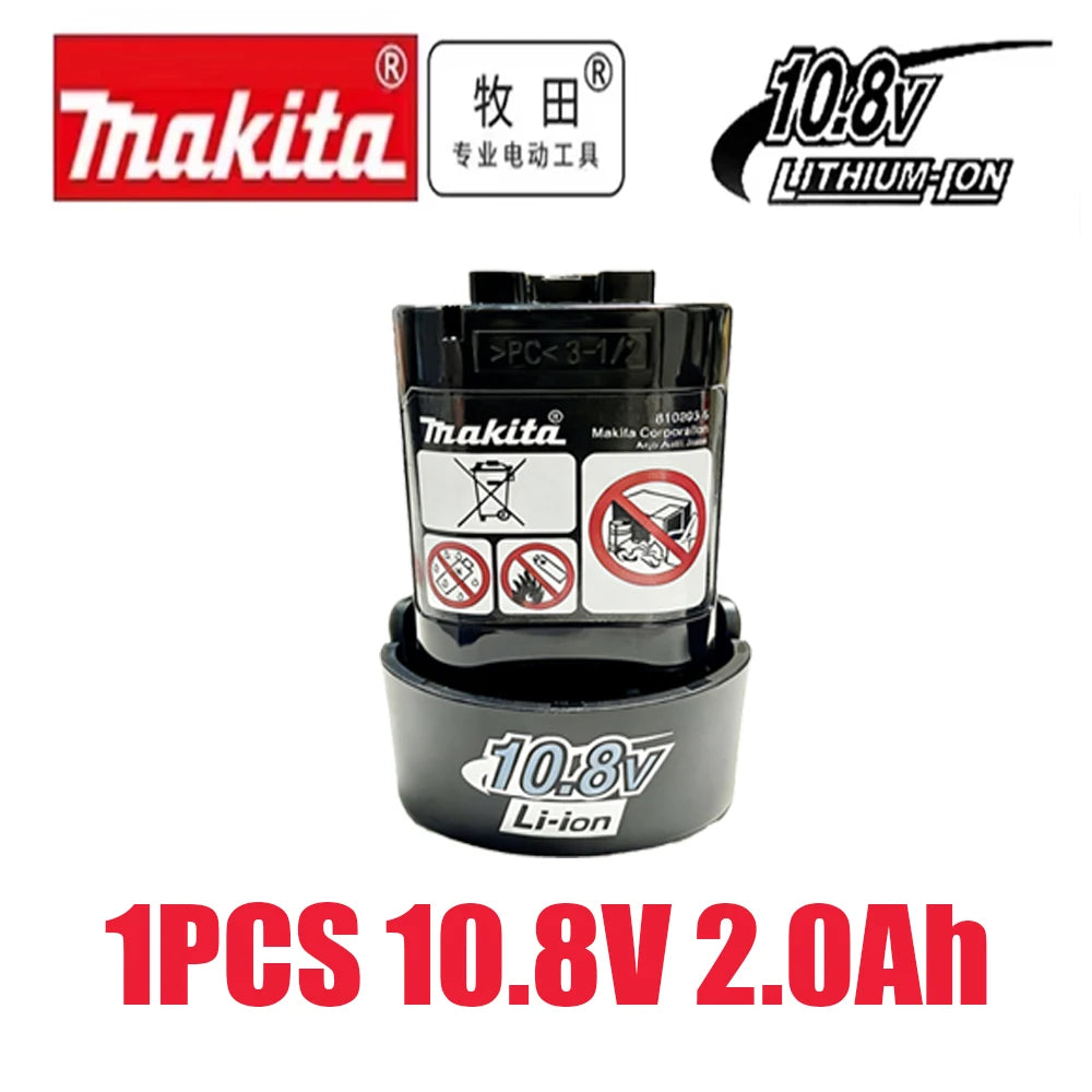Makita 10.8V Original Battery BL1013 BL1020 BL1030 DF030D Makita 10.8V/12V Charger Replacement Tool 10.8V Makitabattery