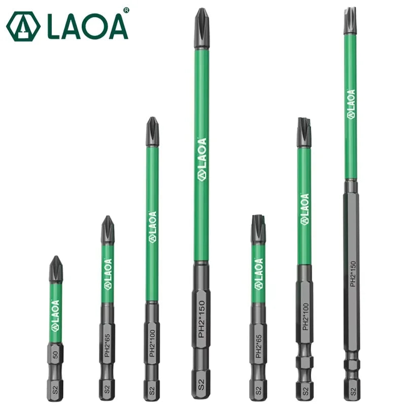 LAOA Strong Magnetic Phillips Screwdriver S2 Screwdriver Bit