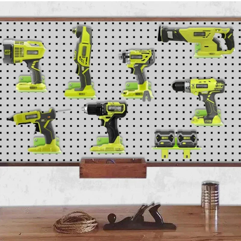 For Ryobi Holder 12V-18V Battery Wall Mount Holder Drill Mou