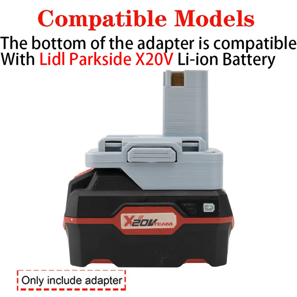Battery Adapter For Bosch 12V Li-ion Tool To Lidl Parkside X