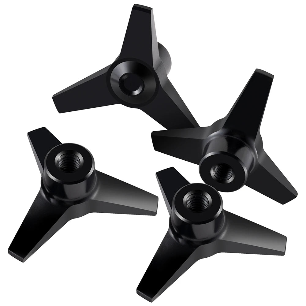 TRINOOD 4Pcs Metal Wheel Nuts Adapter for 1/10 Tamiya Clod B