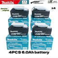 100% Genuine Makita 18V Battery Pack 18V 6Ah Makita Battery 