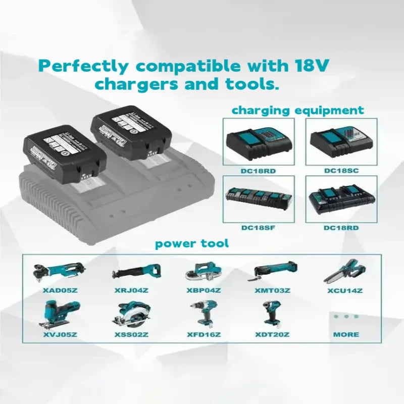 Makita 18V Battery for Makita 18V 6Ah Power Tools The 18V Ma