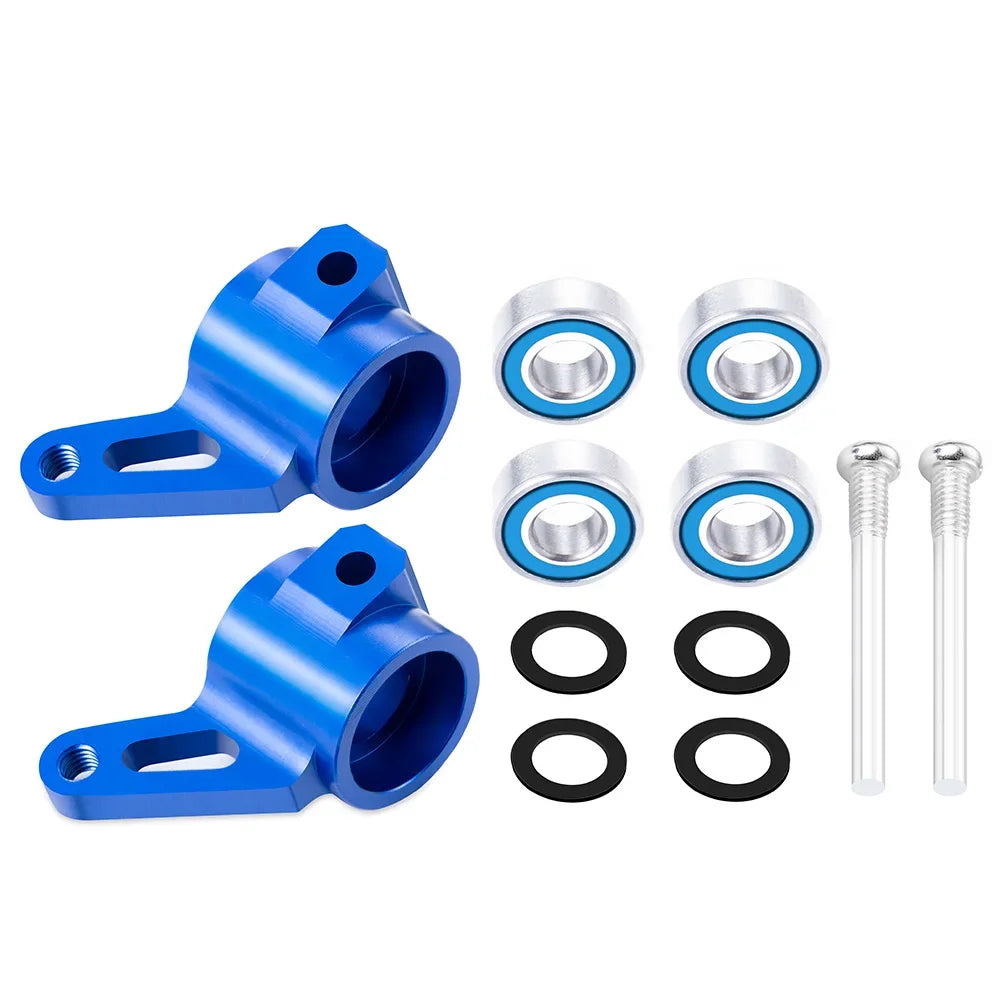 TRINOOD Alu Alloy Front Rear Shock Mount Steering Blocks Linkage Adapter for T-raxxas Slash 1/10 2Wd Short Course Truck Parts