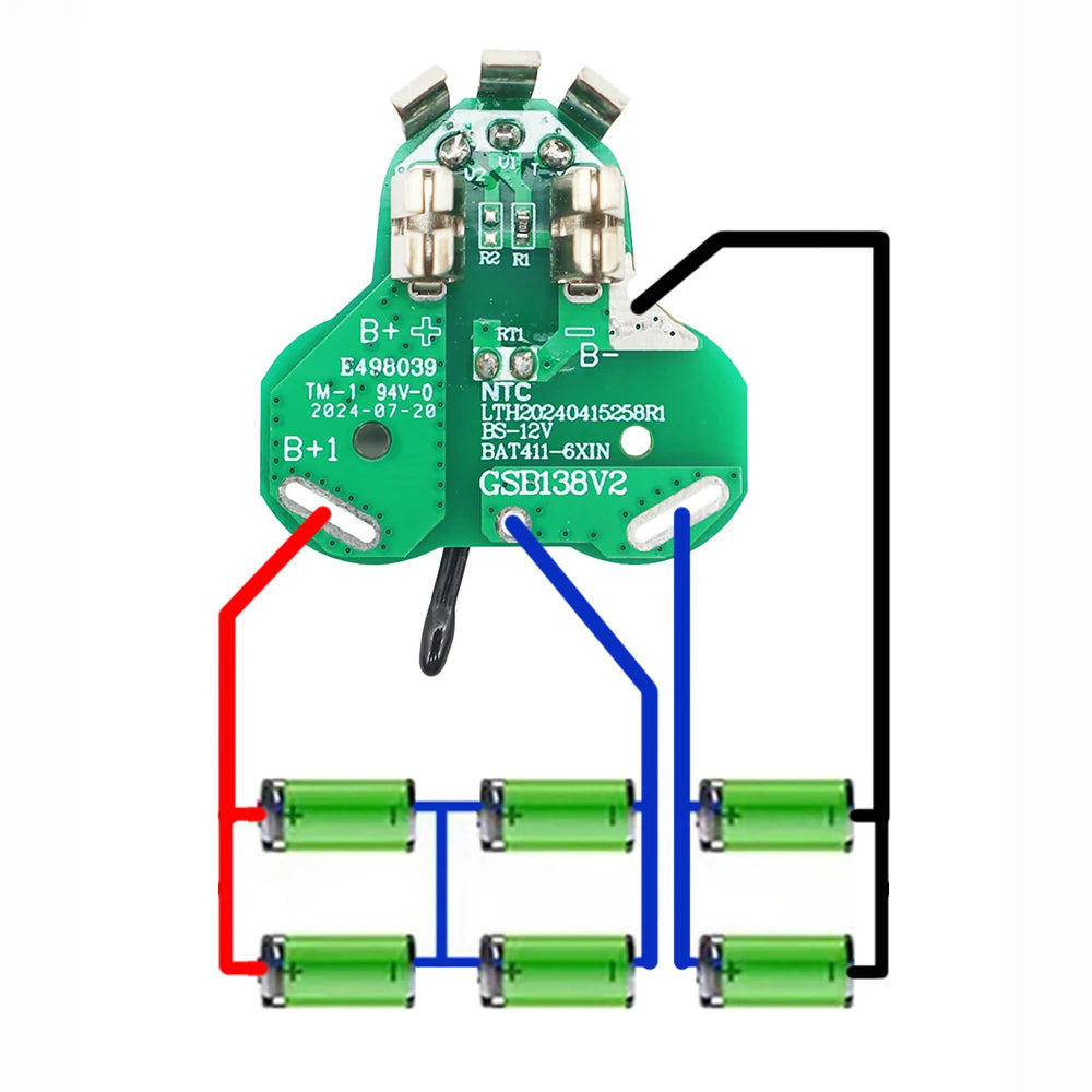 BAT411 BAT420 Li-ion Battery BMS PCB charging Protection Boa