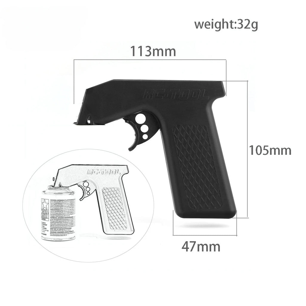 Tamiya Spray Paint Adapter - Full Grip Trigger Handle for Ae