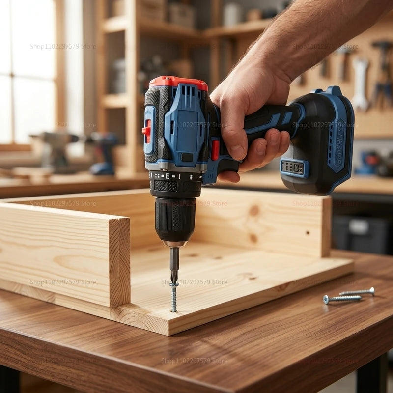 Brushless Electric Screwdriver 1/4 Inch 4000RPM Dual Speed C