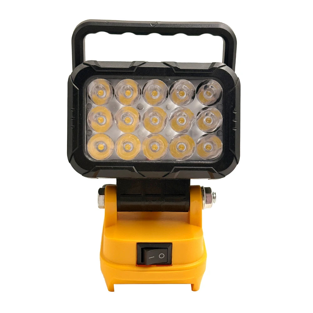 Power Tool Parts For Makita For Milwaukee For Dewalt 18V Li-ion Battery LED Work Lights Outdoor Lamp Hand Lantern Spotlight