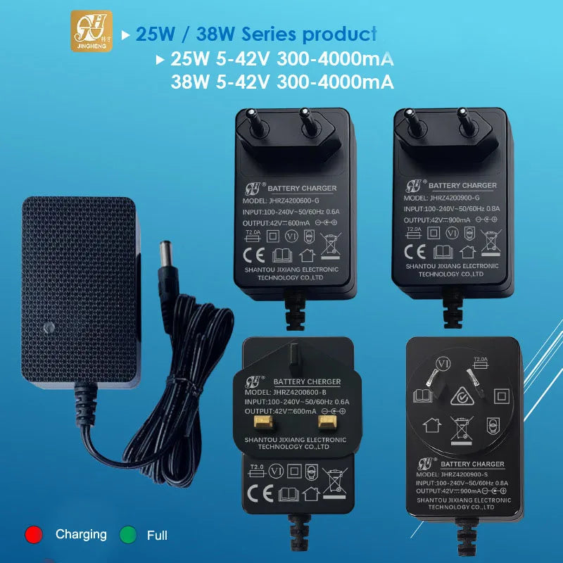 Lithium Battery Charger for Power Tools 29.4V 42V 400mA 500m