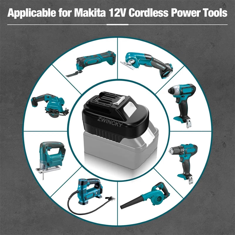 Battery Adapter Converter for Makita 18V Li-ion Battery for 