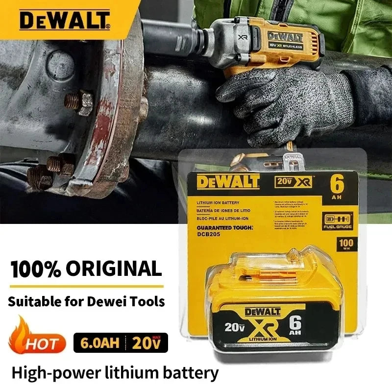 Original Dewalt 20V 2Ah 5Ah 6Ah MAX Battery for Dewalt DCB18