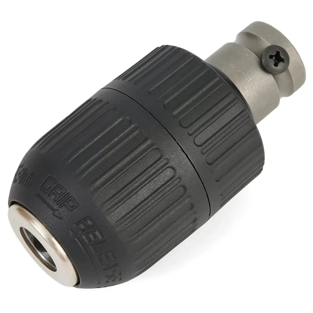 Drill Chuck With 1/2inch Chuck Socket Square Female Adapter 1/2-20UNF Quick Grip Keyless Chuck 2mm 13mm(0.08 0.51 ) Clamp Range