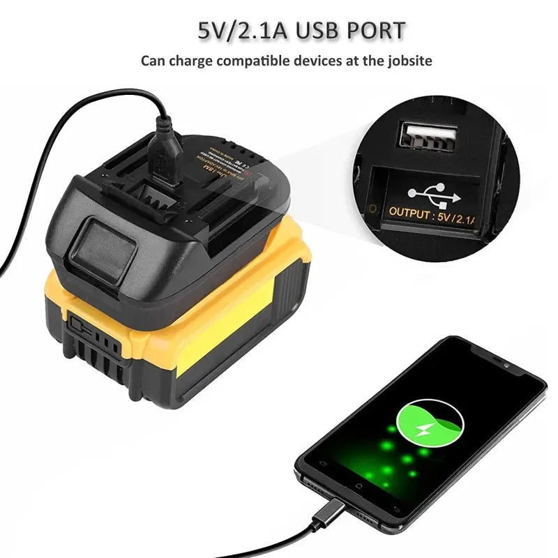 Electric Power Tool Adapter Converter DM18M Battery Adapter 