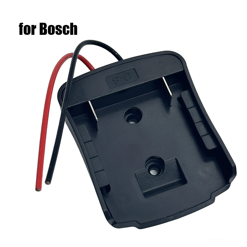 Power Wheel Adapter for Makita/Bosch/Milwaukee/DW/Ryobi 18V Li-ion Battery DIY Power Connector Dock Holder(No Battery)